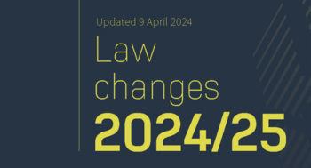 Law Changes 2024/25